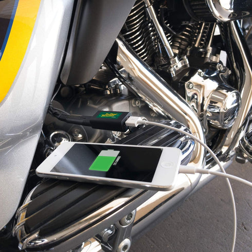Battery Tender Ring Terminal Accessory Cable with USB Charger Adaptor for Motorcycles, Golf Carts, ATVs - Quick