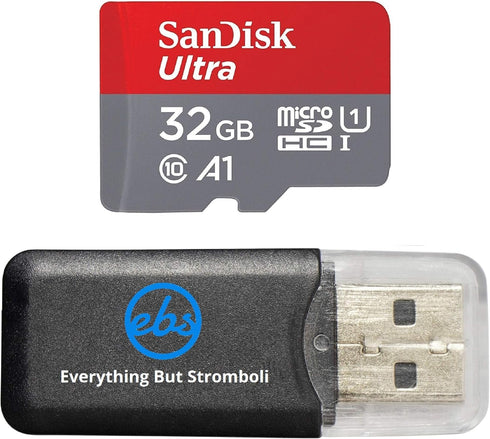 SanDisk 32GB MicroSDHC Ultra Memory Card for Insta360 Action Camera, Bundle with MicroSD Card Reader