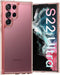 TOCOL Translucent Matte Hard Back Case for Samsung Galaxy S22 Ultra, Military Grade Shockproof, Slim Fit (Rose Gold)