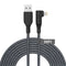 Apple MFi Certified Extra Long 20 ft Right Angle Lightning Cable - Braided Fast Charger for iPhone 13, 12, 11, X.