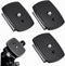 Gemoioio Arca-Type Quick Release Plate 3-Pack, 43mm Universal Camera Mount Plate with 1/4"-20