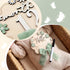 Amyhill Sage Green Bow Hello World Newborn Baby Sign Flower Baby Birth Announcement Sign with Pen Newborn Essentials