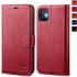 OCASE iPhone 11 Wallet Case, PU Leather Flip Case with Card Holder, Kickstand, Magnetic Closure, Red