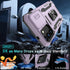 DEERLAMN Galaxy S24 Case - Deep Purple, Military Grade Shockproof, Slide Camera Cover, Screen Protector, Rotated Ring