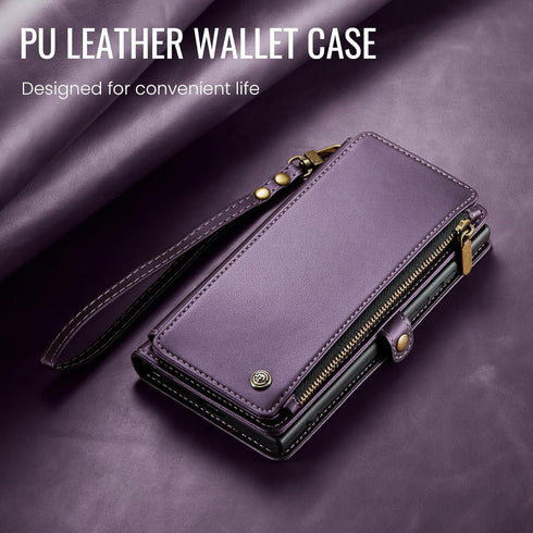 Defencase S26 S26 5G 6.3", for Galaxy Case Wallet with RFID Blocking Card Holder for Women, Elegant PU Leather Magnetic