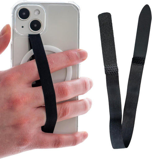 Scooch Bandmate, Elastic Flexible Phone Strap, Universal Slim Hand Finger Grip, Non-Slip Cell