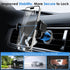 Phone Mount Holder for Car Vent, 2023 Upgraded Aluminum Gravity Car Phone Holder Mount for iPhone 15 Pro Max 14 13