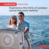 Pyle PLMRW8 8-Inch Outdoor Marine Audio Subwoofer - 400 Watt Waterproof Bass Speaker for Marine Sound System