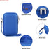Carrying Case for JBL Go 3 / JBL Go 4, Waterproof Dustproof Speaker Storage Holder, Blue