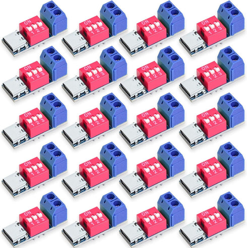 Seloky USB-C PD Trigger Board Module PD/QC Decoy Board Fast Charge USB Type-C