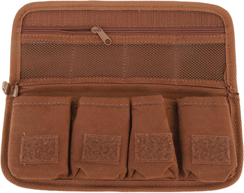 8 E10/E17/E6N, FW50/FZ100, EL25/EL15, W235 Pockets Mirrorless Camera Battery and SD Card Holder Pouch, Water Resilient