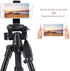 BONFOTO Universal Cell Phone Tripod Mount Adapter, Adjustable with Padded Clip, Rotates Vertical and Horizontal