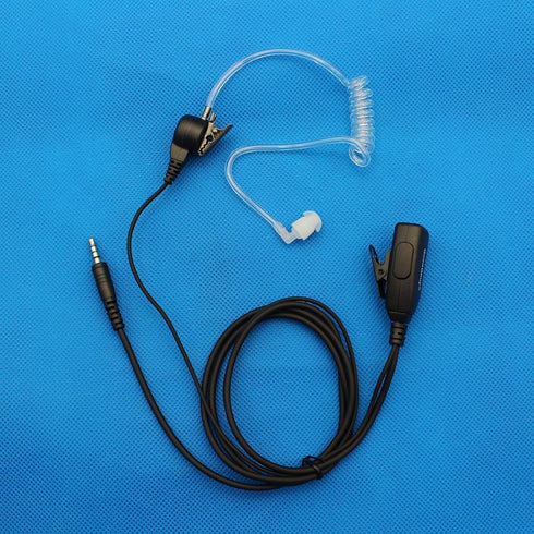Wired Cell Phone Earpiece Acoustic Hollow Air Tube 3.5mm Anti-Radiation Earbuds with Microphone for iPhone 6 Plus 5S