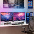 2 43.3" TAVR Furniture Dual Monitor Stand Riser, Computer Monitor Stands for Monitors, Extra Long Multifunctional