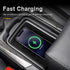 Wireless Phone Charging Pad, Silicone Material Dual Charging Ports Charger Station with 15W Adapter for Smartphone for