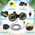 Tujoe 2 12v 360 Pcs Dual Car Seat Fans for Portable USB Backseat Cooling Headrest Degree Rotatable Fan Powerful