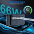 Linkstyle 2PCS RV USB Outlet, 66W 12V Charger Socket with 2 USB A Ports and 1 USB C Port, Outlet with Switch for Car