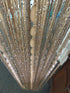 Hysenm Door String Curtains, 39x79 Inch Champagne Panel Soft Balls for Room Divider Home Décor