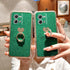 Ring Kickstand Phone Case for Motorola Moto G Stylus 2023 (4G), Sparkly Slim Soft Silicone Shockproof Protective Cover