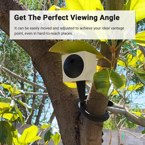 Holicfun Flexible Twist Mount for Indoor/Outdoor Security Cameras, Compatible with Ring, Blink, Eufy, and More