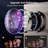 WSKEN for Samsung Galaxy S24 Ultra Camera Lens Protector, Ultra Thin Scratch Resistant 9H Tempered Glass with Aluminum Metal Circle Camera Screen Protector Cover Accessories, Gray