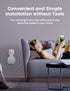DG-Direct Wall Mount Holder for eero 6 and eero 6+ Router - Outlet Holder, Space Saving Design (1 Pack)