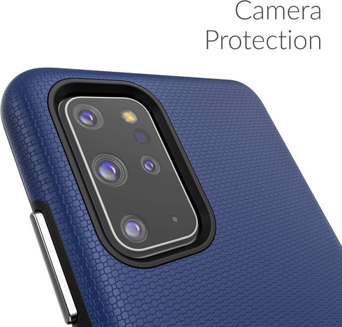 Crave Dual Guard Case for Samsung Galaxy S20+, Shockproof Protection Dual Layer Case - Navy