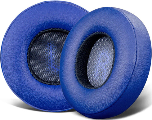 SOULWIT Replacement Ear Pads for JBL E35 E45 E45BT Bluetooth Headphones, Softer Protein Leather, Blue