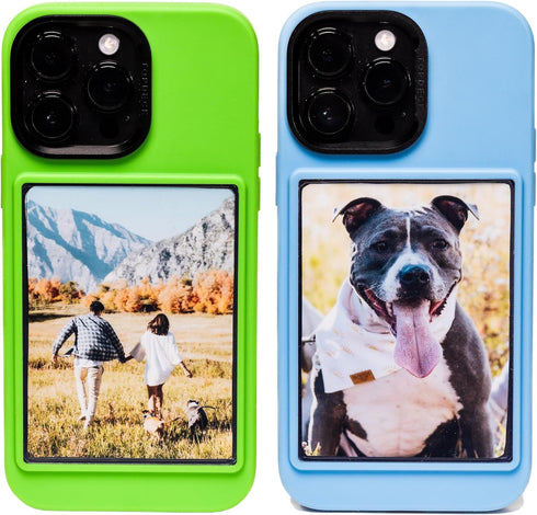 TopDeck Card/Photo Display Phone Case for iPhone 15 - Black | TCG/Photo Display Top Loaders & Sleeves | Compatible with