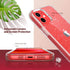 ULAK Clear Glitter Case Compatible with iPhone 12 Mini, Bling Sparkle Protective Cover for Women Girls, 5.4 inch 2020