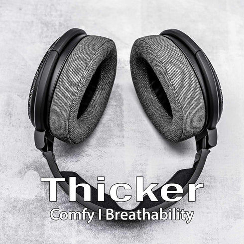 Replacement Earpads for HD650, HD660 S, HD600, HD6XX, HD58X, HD580, HD565, HD545, HD535 Headphones by TRANSTEK (Grey