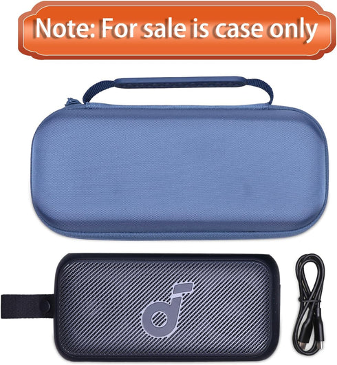 LTGEM Hard Travel Case for Soundcore Motion 300 Wireless Portable Speaker - Protective Carrying Case Bag, Blue