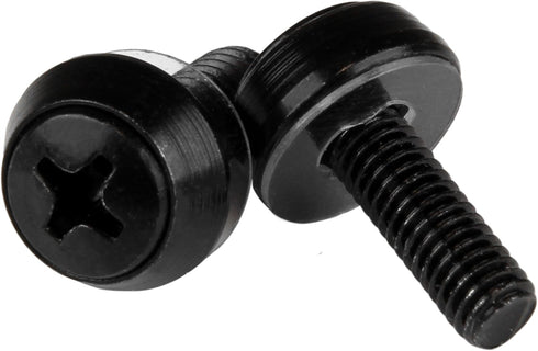 StarTech.com M5 x 12mm Screws, 50 Pack, Black, M5 Mounting Screws for Server Rack & Cabinet