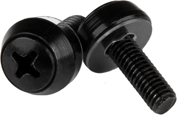 StarTech.com M5 x 12mm Screws, 50 Pack, Black, M5 Mounting Screws for Server Rack & Cabinet