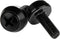 StarTech.com M5 x 12mm Screws, 50 Pack, Black, M5 Mounting Screws for Server Rack & Cabinet