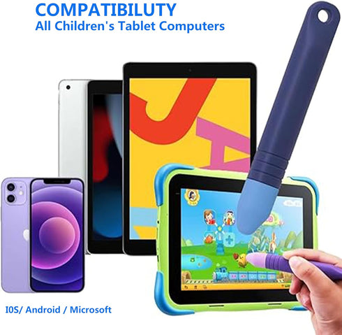 MITATTOK (2pcs) 2 Pack Kid-Friendly Stylus Pens for Touch Screens - of Purple and Blue Stylus Pens Compatible