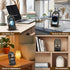 Handicraftviet - Handcrafted Wooden Tree of Life Phone Stand, Engraved I Love You Vintage Desk Docking Station