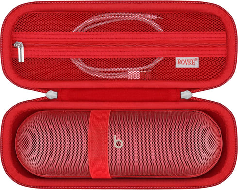 BOVKE Carrying Case - Compatible with Beats Pill Wireless Bluetooth Speaker, Portable Speaker Holder Bag with Extra