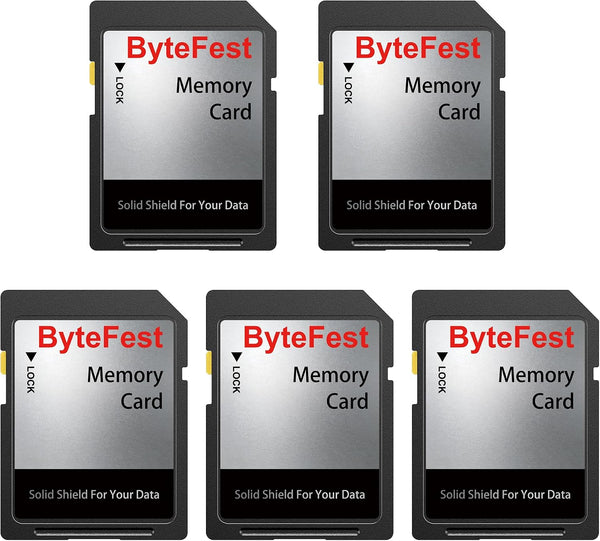 Generic Memory Card 2GB 5pack - Class 10/U1/V10 High-Speed Flash Memory Card for