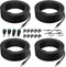 Dianrui 4 PCS 33FT(10M) Dc Power Extension Cable, 5.5mm x 2.1mm 12V Dc