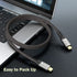 USB C Thunderbolt 4 Cable 3.3ft, USB4 Braided Cable 40Gbps, 8K 60Hz PD 100W for iPhone 15/15 Pro Max, MacBook