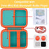 co2CREA Hard Case Compatible with Yoto Mini 2024 Edition Kids Audio Music Player Children Speaker Plays Audiobook Cards Radio and Card Case Hold up to Yoto 36 Cards, Teal Case