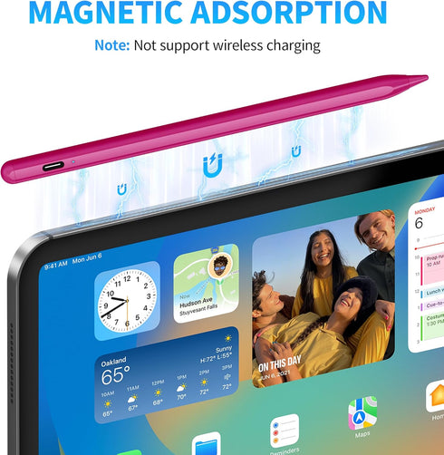 DRYMOKINI Stylus Pen, Active Touch Screens Compatible for Android/iOS Tablets/Phones, Rechargeable Universal Pencil,