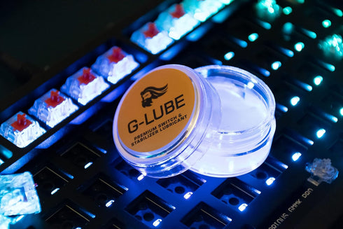Glorious G-Lube Switch for Mechanical Keyboard & Stabilizers, Plastic on Plastic, Plastic on Metal Lubricant, Compatible with Glorious, Cherry, Gateron, Kailh Type Mechanical Switches by Glorious