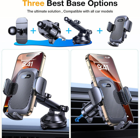 Romuto Phone Holders for Your Car Phone Holder MountSuper SuctionCell Phone Mount for Car Accessories for Women Men