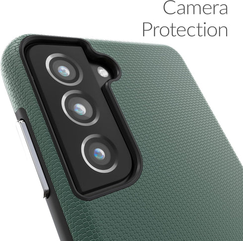 Crave Dual Guard Galaxy S21 Case, Forest Green Shockproof Protection, Dual Layer for Samsung Galaxy S21