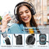 Trucker Bluetooth Headset, Wireless Headsets with Noise Cancelling Microphone, 40+Hrs HD Talktime