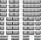 Cable Comb Kit for PSU Extension Cable, SATA and Molex Sleeve Management Tools, Wire Organizer Comb