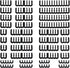 Cable Comb Kit for PSU Extension Cable, SATA and Molex Sleeve Management Tools, Wire Organizer Comb