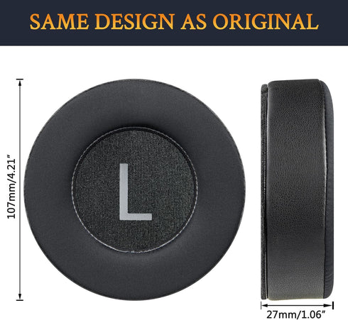 SOULWIT Professional Replacement Earpads for AKG K701, K702, Q701, Q702, K601, K612, K712 Headphones, High-Density